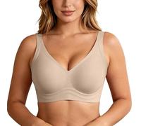 Sujetador Sin Aro Jelly Para Mujer, Escote en V Leopardo Jelly Push Up Bra, Ropa Interior Sin Costuras Cómoda, Sujetadores Suave Sin Aro Tipo Bralette, Sujetador Seamless Completo Camiseta Para Mujer