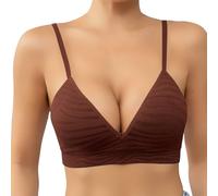 Sujetador Sin Aros Bralette Triángulo para Mujers Sexy Cómodo Todos Los Días Guardar Sujetadores Espalda Descubierta Push Up