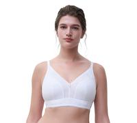 Sujetador sin aros Easy Support Mujer Talla 100C. Color Blanco