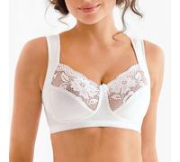 Miss Mary of Sweden Lovely Lace Sujetador de Mujer sin aro en algodón con Copa Alta Regalo para Ella, Regalo para Mujeres