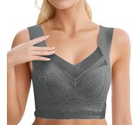 Sujetador sin Aros para Mujer Seamless Wireless Push Up Bras Básico Bandolera Ajustable fruncido sin costuras Tejido Cómodo Sostén Ajustable Transpirable tirantes ajustables Comodos para Dormir