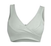 Sujetador sin aros para mujer, sin aros, sujetador push up sin costuras, pechos grandes, sujeción fuerte, sujetador sin costuras, sujetador suave, cómodo sujetador acolchado, gris, L