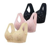 Sujetador sin aros para mujer, sin costuras, cómodo push-up, bralette sexy, senos, ropa interior deportiva, informal, sin costuras, sin aros, sujetador clásico, suave, transpirable, sujetador, Bk2, 50