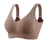 Sujetador sin costuras, sin aros, push-up, clásico, sin aros, bralette anti sagging de alta elasticidad, ropa interior ligera, monocolor, sujetador para sentirse bien, con cáscara, sujetador de yoga