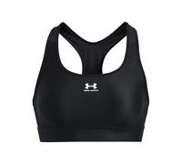 Sujetador deportivo negro under armour heatgear mid mujer XS
