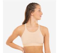 Sujetador-Top Danza Moderna Jazz Niña Beis Tirantes Finos 149-159cm12-13A