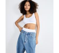 Sujetador-top Double Comfort Mujer Talla 42. Color Blanco