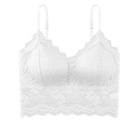 Sujetadores 2026 para mujer, brasier moldeador de cuerpo y espalda, ropa interior de belleza, chaleco casual de encaje, blanco, Altoa única