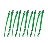 Sujetadores ajustables para plantas, 10 unidades, soportes para árboles de jardín para sujetar árboles y arbustos de forma segura (25 cm)