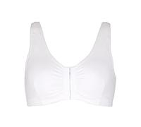 Sujetadores con Bolsillos For Mastectomía Posoperatoria For Mujer, Ropa Interior con Tirantes Anchos, Comodidad Y Soporte For Prótesis Mamarias De Silicona (Color : White, Size : M/Medium)