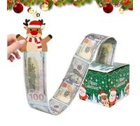 Sujetadores De Dinero Navideños para Efectivo | Dispensador De Caramelos con 30 Bolsas Transparentes - Caja De Efectivo Navideña | para Cumpleaños Tarjeta Fiestas Niños Papá Nieta Amigo Halloween