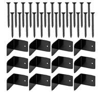 Sujetadores De Espina | Juego de Conectores de Ángulo para Techos de Acero,Conectores Para Techos Hardware Soportes De Vigas De Madera Para Viga De Techo Refugio Gazebo Pérgola Cerca