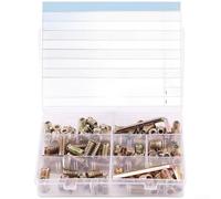 Sujetadores de muebles de acero al carbono chapado en zinc con llave hexagonal para carpintería de marco de gabinete de madera y montaje preincrustado