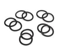 Sujetadores de Parachoques Juntas Tóricas Arandela de Guardabarros de Liberación Rápida Universal para Accesorios de Automóvil 10 Uds