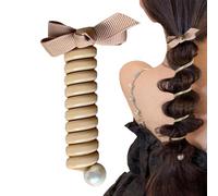 Sujetadores de pelo para cordón telefónico |No Tangles Bow-Tie Hair Rope Banda,Correas elásticas impermeables para cola de caballo, elásticas para cabello grueso y rizado, para mujeres y hill
