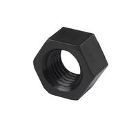 Sujetadores de plástico a prueba de vibraciones 20/50 piezas M2 M2.5 M3 M4 M5 M6 M8 M10 M12 Tuerca hexagonal de nailon(Schwarz,M12(20PCS))