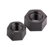 Sujetadores de plástico a prueba de vibraciones, 5 uds., 10 Uds., 20 piezas, 50 Uds., 100 Uds., M2-M20, tuerca hexagonal de nailon blanco y negro, tuercas hexagonales aisladas