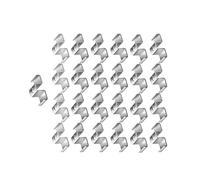 Sujetadores De Rejilla De Metal Galvanizado Para Estabilizar Rejillas De Suelo En Plataformas Comerciales. Terminales De Elementos 25/50 Para Estructuras De Aguas Residuales