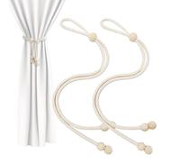 Sujetadores de ventana con ,sujetadores de ventana con pompón | 2X Soporte decorativo para ventana,Soporte decorativo de ventana Boho, soportes de ventana elegantes y elegantes para interiores y