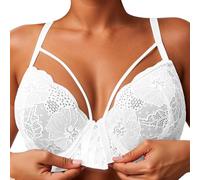 Sujetadores Deportivos Mujer, Alto Impacto Sujetador de Yoga con Almohadillas Extraíbles Sujetador Deportivo con Espalda Cruzada con Tiras para Yoga Fitness Running Deportes