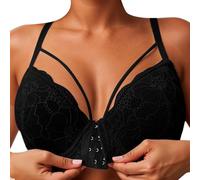 Sujetadores Deportivos Mujer, Alto Impacto Sujetador de Yoga con Almohadillas Extraíbles Sujetador Deportivo con Espalda Cruzada con Tiras para Yoga Fitness Running Deportes