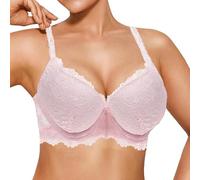 Sujetadores Deportivos Mujer,Sujetadores Push-up para Mujer 2 Copas Escote de Encaje Sexy Acolchado Extra con Aros