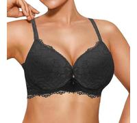 Sujetadores Deportivos Mujer,Sujetadores Push-up para Mujer 2 Copas Escote de Encaje Sexy Acolchado Extra con Aros