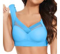 Sujetadores Deportivos Tallas Grandes Sujetador Mujer Sin Aros Tallas Grandes Bralette Sin Armadura Talla Grande Sujetador De Sueño Sin Costuras Cómodo para Casa Y Lencería Nocturna