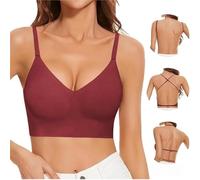 Sujetadores Inalámbricos Con Espalda Baja Para Mujer, Push-up Sin Costuras