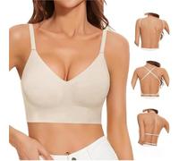Sujetadores Inalámbricos Con Espalda Baja Para Mujer, Push-up Sin Costuras