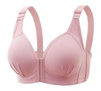 Sujetadores Mujer con Aros Sin Relleno, Sujetador Mujer Sexy, Sujetador Cuello V Encaje Copa Fija Tirantes Anchos Anticaída con Rejilla Lateral Intimo Sexy Y Cómodo