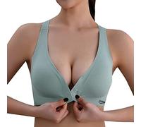 Sujetadores Mujer Push Up Lencería Sexy Mujer Talla Grande Hebilla Delantera Con Acolchado Sujetador Inalámbrico Sujetador Deportivo Espalda Baja Yoga Fitness Top Mujer Deportivo Valentin Regalos