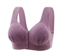 Sujetadores Mujer Push Up Sin Aros, Sujetador Mujer Abrochado Delante, Sujetador Camiseta Intimo Verano Copa Acolchada Sin Mangas Cuello Redondo Chaleco Versátil Diario