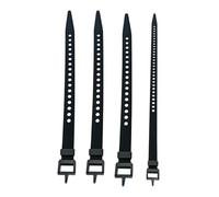 Sujetadores para cables, 4 piezas de sujeción ajustable con hebilla | Correas para cables con hebilla | para senderismo, camping, esquí, equipaje, deportes y viajes