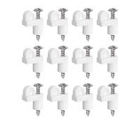 Sujetadores Para Mosquitera De Ventana | Accesorios De Sujeción De 9.5 Mm - 12 Piezas Accesorios De Soporte Para Pantalla De Ventana | Para Hogar Granja Sala De Estar Garaje Cocina Baño