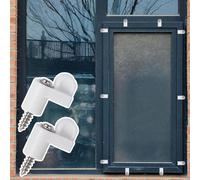 Sujetadores Para Mosquiteras - Reutilizables Previenen Vibración Sujeción Segura Del Marco 12 Piezas | Clips Fijadores para Paneles Invernales - para Hogar Residencias Dormitorios Apartamentos Sala de