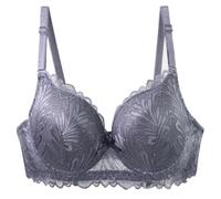 Sujetadores para Mujer con Aros El Sujetador de Máxima Comodidad Escote Pronunciado Encaje Talla Grande Copa Grande Lencería Push Up Transpirable Moldea Perfectamente (34/34C)