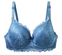 Sujetadores para Mujer con Aros El Sujetador de Máxima Comodidad Escote Pronunciado Encaje Talla Grande Copa Grande Lencería Push Up Transpirable Que Moldea Perfectamente (42/42C)