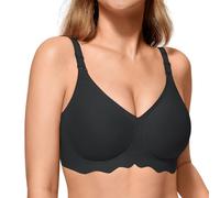 Sujetadores para mujer - Sujetadores sin aros con soporte sin costuras, brasier push up, cobertura completa, cómodo brasier diario