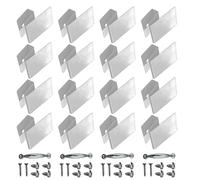 Sujetadores para Ventanas Tormenta | Fijación Resistente y Reutilizable | Clips De Contrachapado Reutilizables De Tormenta | Para Dormitorios, Apartamentos, Alquileres, Cocinas, Empresas, Casas