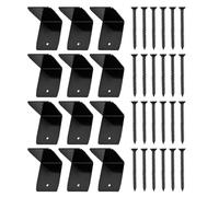 Sujetadores para Vigas,Abrazaderas Galvanizadas Para Techo 12 Piezas | Conectores de Cubierta Robustos para Vigas de Madera en Techos Cobertizo Pérgola Valla