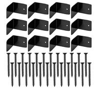 Sujetadores para Vigas,Abrazaderas Galvanizadas Para Techo 12 Piezas | Conectores De Madera Para Pérgola Cobertizo Gazebo Barandilla Viga De Techo