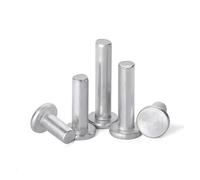 Sujetadores Remaches GB109 Remaches avellanados de percusión autoperforantes de aleación de aluminio, paquete de 400, M2 a M8(6mm,M2.5 (100Pcs))