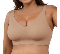 Sujetadores Sin Aros Comodos, Sujetadores Deportivos Mujer Reductores, Transpirable Copa Media Fija Fino Ycosturas Con Soporte Suave Pecho Grany PequeñO Sujetador Bralette Mujer Sports Bra Women