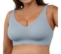 Sujetadores Sin Aros Comodos, Sujetadores Deportivos Mujer Reductores, Transpirable Copa Media Fija Fino Ycosturas Con Soporte Suave Pecho Grany PequeñO Sujetador Bralette Mujer Sports Bra Women