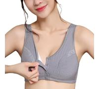 Sujetadores Sin Aros Sports, Sujetadores Deportivos Mujer Transparente, CóModo PróTesis Mamaria Soporte Posterior DiseñO Cierre Frontal Ideal Uso Diario OpcióN VersáTil Sujetador Bra Push Up Bra