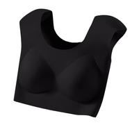 Sujetadores Sin Aros Tallas Grandes,Sujetador Tipo Camiseta Sin Costuras Para Mujer Con Tirantes Acolchados ExtraíBles Soporte Lateral Cobertura Total Suavizante Con Aros CóModo Para Uso Diario