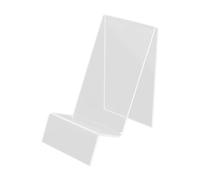 Sujetalibros acrílicos, soporte para libros, libros de cocina para oficina, hogar, biblioteca, organización de escritorio, libros de cocina, sujetalibros acrílicos, soportes transparentes para libros