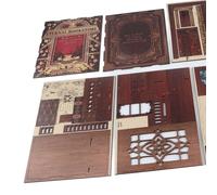 Sujetalibros de madera con rompecabezas, ideal para bibliotecas, 3D, con LED, para insertar en estanterías.