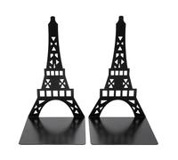 Sujetalibros De Metal, 2 Piezas De Soporte para Libros Resistente, 12,3x11,8x22 Cm, Diseño De La Torre, Organizador De Libros De Escritorio De Lectura, Base Antideslizante, para El Hogar, Ofici